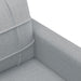3-seater Sofa Light Grey 180 Cm Fabric Tpkbkk
