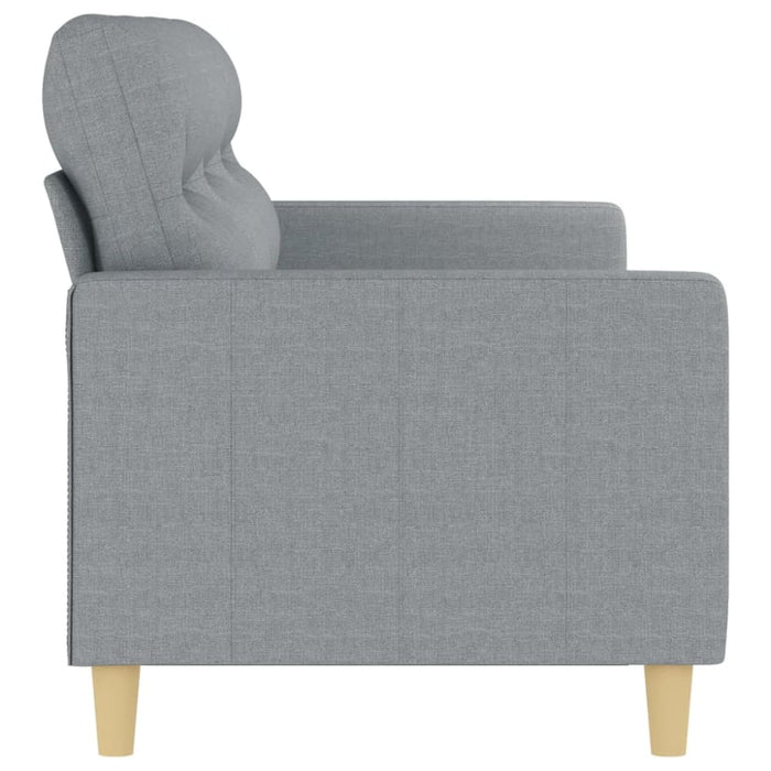 3-seater Sofa Light Grey 180 Cm Fabric Tpkxat