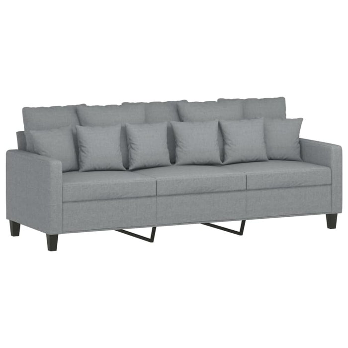 3-seater Sofa Light Grey 180 Cm Fabric Tpkxip