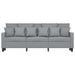 3-seater Sofa Light Grey 180 Cm Fabric Tpkxip