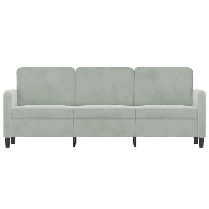3-seater Sofa Light Grey 180 Cm Velvet Tpkapx