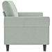 3-seater Sofa Light Grey 180 Cm Velvet Tpkptk
