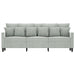 3 - seater Sofa Light Grey 180 Cm Velvet Tpktot