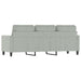 3-seater Sofa Light Grey 180 Cm Velvet Tpkxbk