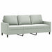 3-seater Sofa Light Grey 180 Cm Velvet Tpkxbk