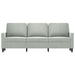 3-seater Sofa Light Grey 180 Cm Velvet Tpkxbk