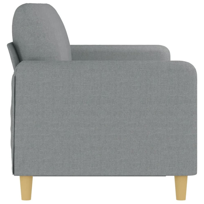 3-seater Sofa Light Grey Fabric 180 Cm Tpkanl