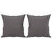 3-seater Sofa with Throw Pillows Grey 180 Cm Faux Leather