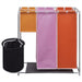 3-section Laundry Sorter Hamper with a Washing Bin Xaxbpn