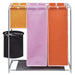 3-section Laundry Sorter Hamper with a Washing Bin Xaxbpn