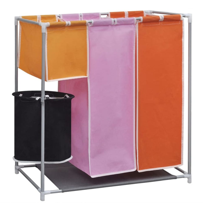 3-section Laundry Sorter Hamper with a Washing Bin Xaxbpn