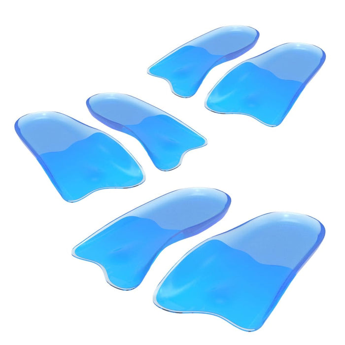 3-size Combo Gel Half Insoles Shoe Inserts Arch Support