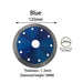 3 Size Turbo Diamond Saw Blade For Granite Marble Porcelain