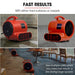 3 - speed Carpet Dryer Air Mover Blower Fan 800cfm Sealed