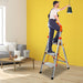 3 Step Ladder Multi-purpose Folding Aluminium Lightweight