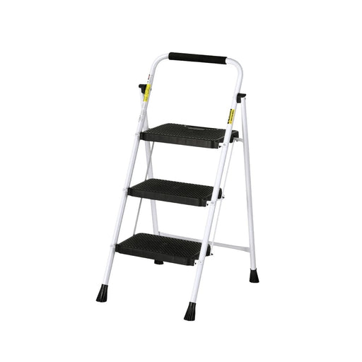 3 Step Ladder Multi-purpose Folding Steel Light Weight