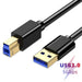 Usb 3.0 am to Bm Super Speed Printer Cable for Hp