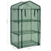 3 - tier Mini Greenhouse 69x49x125 Cm Alkoi