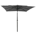3-tier Parasol with Aluminium Pole Anthracite 2.5x2.5 m