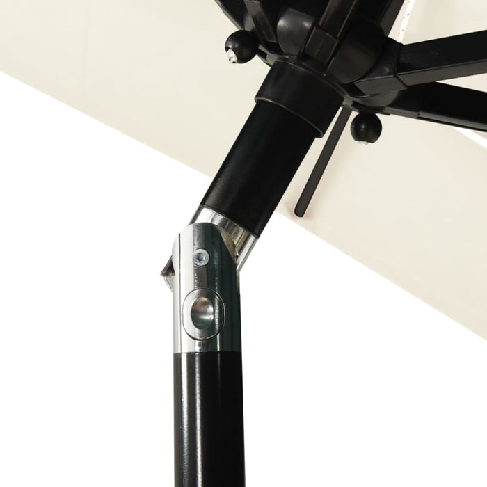 3-tier Parasol with Aluminium Pole Sand 2x2 m Totnaa