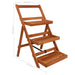 3-tier Plant Stand 50x63x80 Cm Solid Acacia Wood Atkka