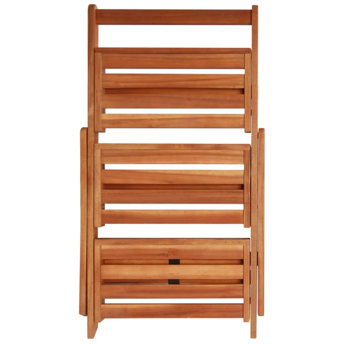 3-tier Plant Stand 50x63x80 Cm Solid Acacia Wood Atkka