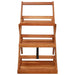 3-tier Plant Stand 50x63x80 Cm Solid Acacia Wood Atkka