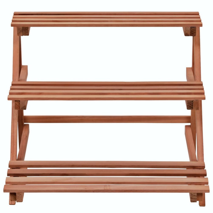 3-tier Plant Stand Cedar Wood 48x45x40 Cm Xalatl