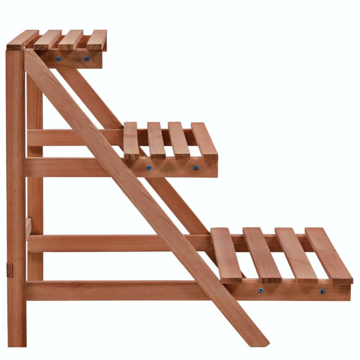 3-tier Plant Stand Cedar Wood 48x45x40 Cm Xalatl