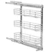 3-tier Pull-out Kitchen Wire Basket Silver 47x15.5x55.5 Cm