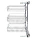 3-tier Pull-out Kitchen Wire Basket Silver 47x35x56 Cm Pbkib