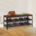 3-tier Shoe Rack Bench 100cm