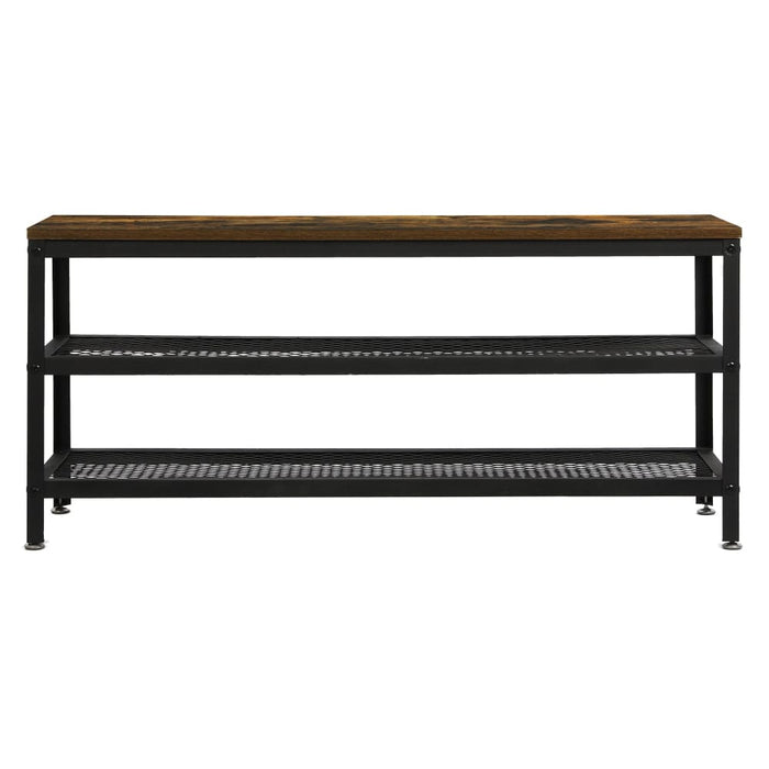 3-tier Shoe Rack Bench 100cm