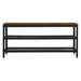 3-tier Shoe Rack Bench 100cm