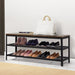 3-tier Shoe Rack Bench 100cm