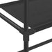 3-tier Storage Rack Over Laundry Machine Black 69x28x169 Cm