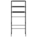 3-tier Storage Rack Over Laundry Machine Black 69x28x169 Cm