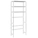 3-tier Storage Rack Over Laundry Machine Silver 69x28x169