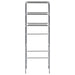 3-tier Storage Rack Over Toilet Silver 53x28x169 Cm Xnxala