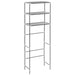 3-tier Storage Rack Over Toilet Silver 53x28x169 Cm Xnxala