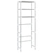 3-tier Storage Rack Over Toilet Silver 53x28x169 Cm Xnxala