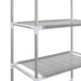 3-tier Storage Rack Over Toilet Silver 53x28x169 Cm Xnxala