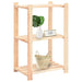 3-tier Storage Racks 3 Pcs 60x38x90 Cm Solid Wood Pine 150