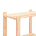 3-tier Storage Racks 3 Pcs 60x38x90 Cm Solid Wood Pine 150
