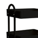 3 Tiers Kitchen Trolley Cart Steel Storage Rack Shelf