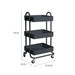 Goslash Picks 3 Tiers Kitchen Trolley Cart Steel Storage