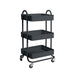 Goslash Picks 3 Tiers Kitchen Trolley Cart Steel Storage