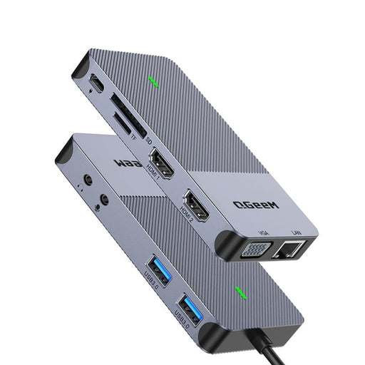 Usb Hub 3.0 Triple Display Dual Hdmi Vga Adapter Splitter