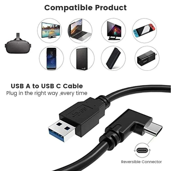 Usb 3.0 Type c Data Transfer Charging Cable Line For Oculus
