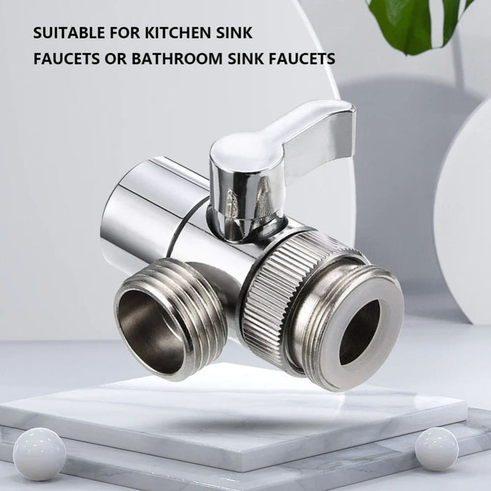 3 Way Faucet Diverter for Bathroom and Kitchen